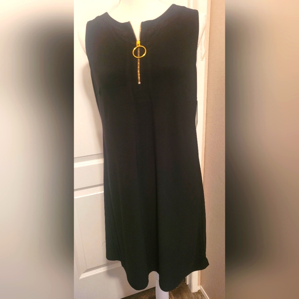 NWT MSK black sleeveless dress Size small